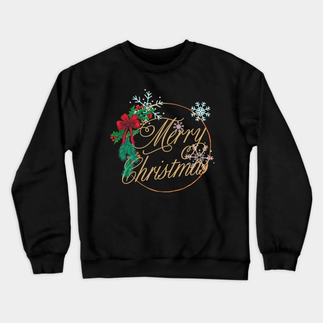 Merry Christmas Cute. Crewneck Sweatshirt by GrafDot